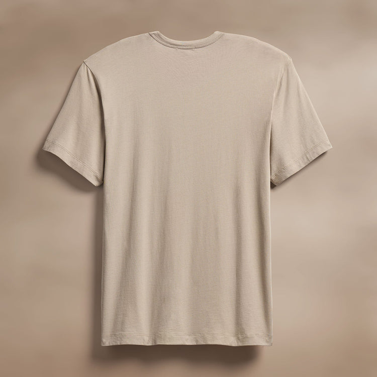 Brushed Lotus Crew in Overcast | James Perse Los Angeles