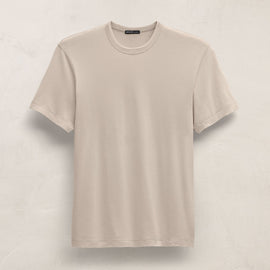 Brushed Lotus Crew in Pearl | James Perse Los Angeles