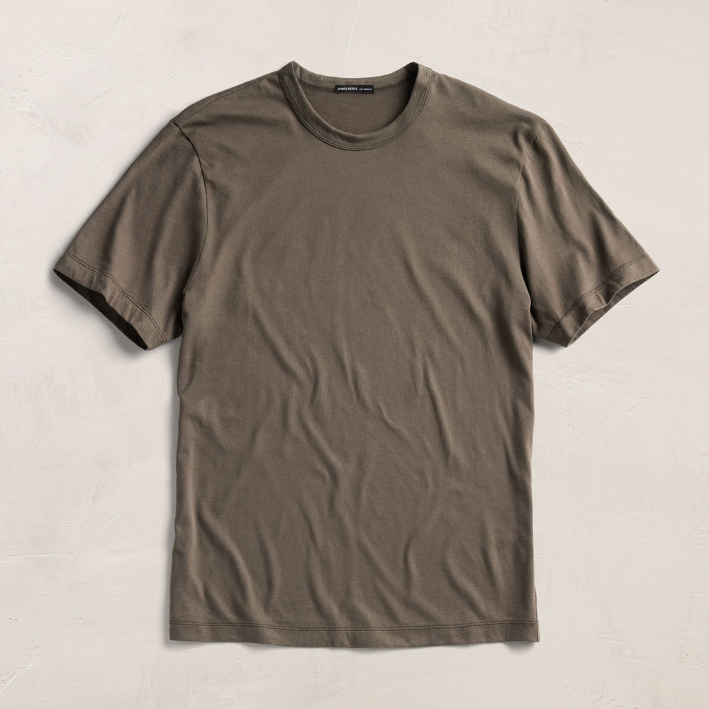 Brushed Lotus Crew in Stag | James Perse Los Angeles