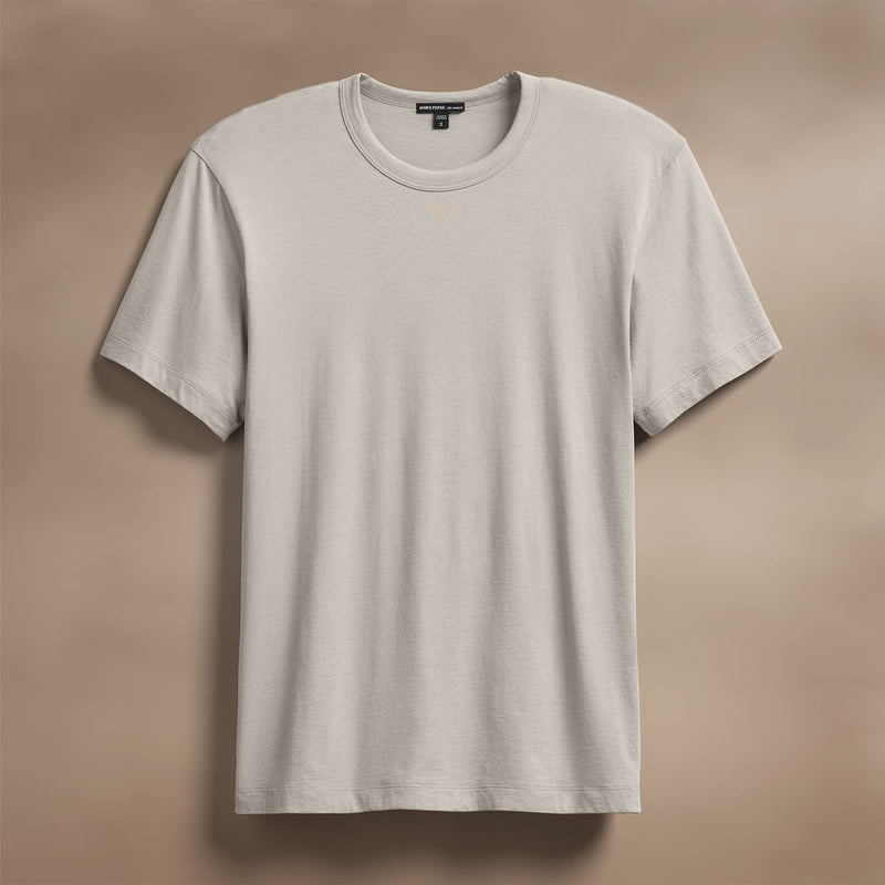 Brushed Lotus Crew in Salt | James Perse Los Angeles