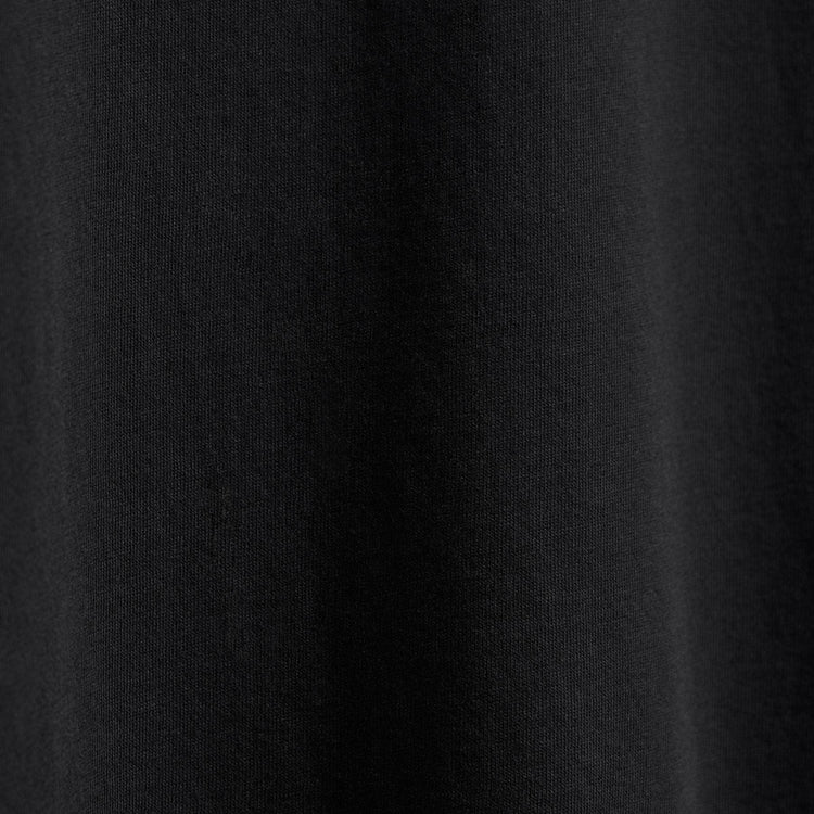 Brushed Lotus Long Sleeve Crew - Black