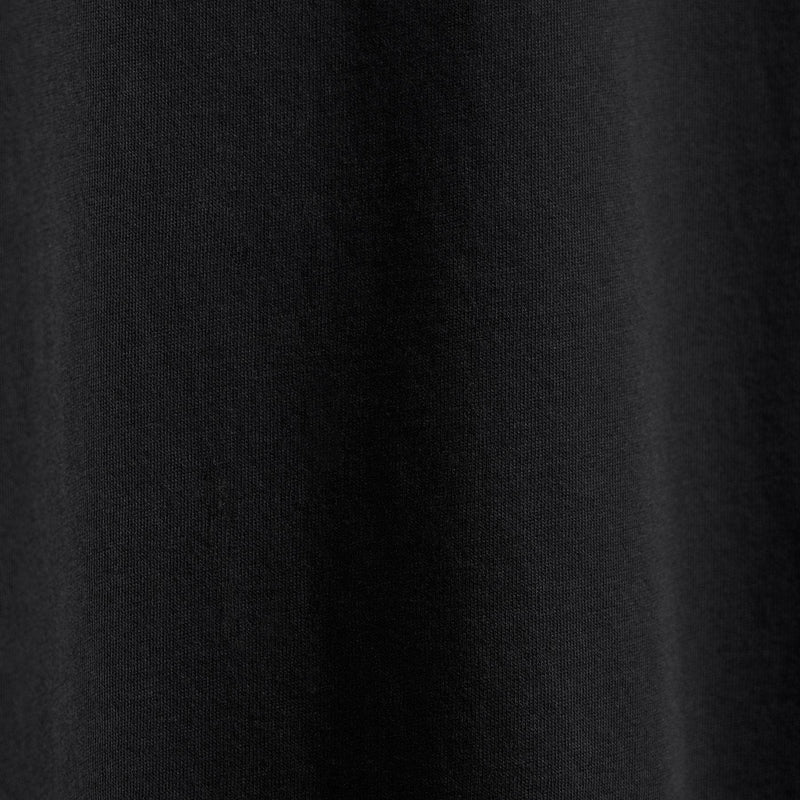 Brushed Lotus Long Sleeve Crew - Black