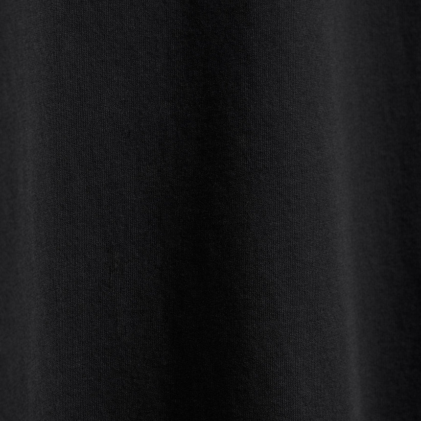 Brushed Lotus Long Sleeve Crew - Black