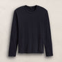 Brushed Lotus Long Sleeve Crew in Deep | James Perse Los Angeles