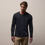 Brushed Lotus Long Sleeve Crew in Deep | James Perse Los Angeles