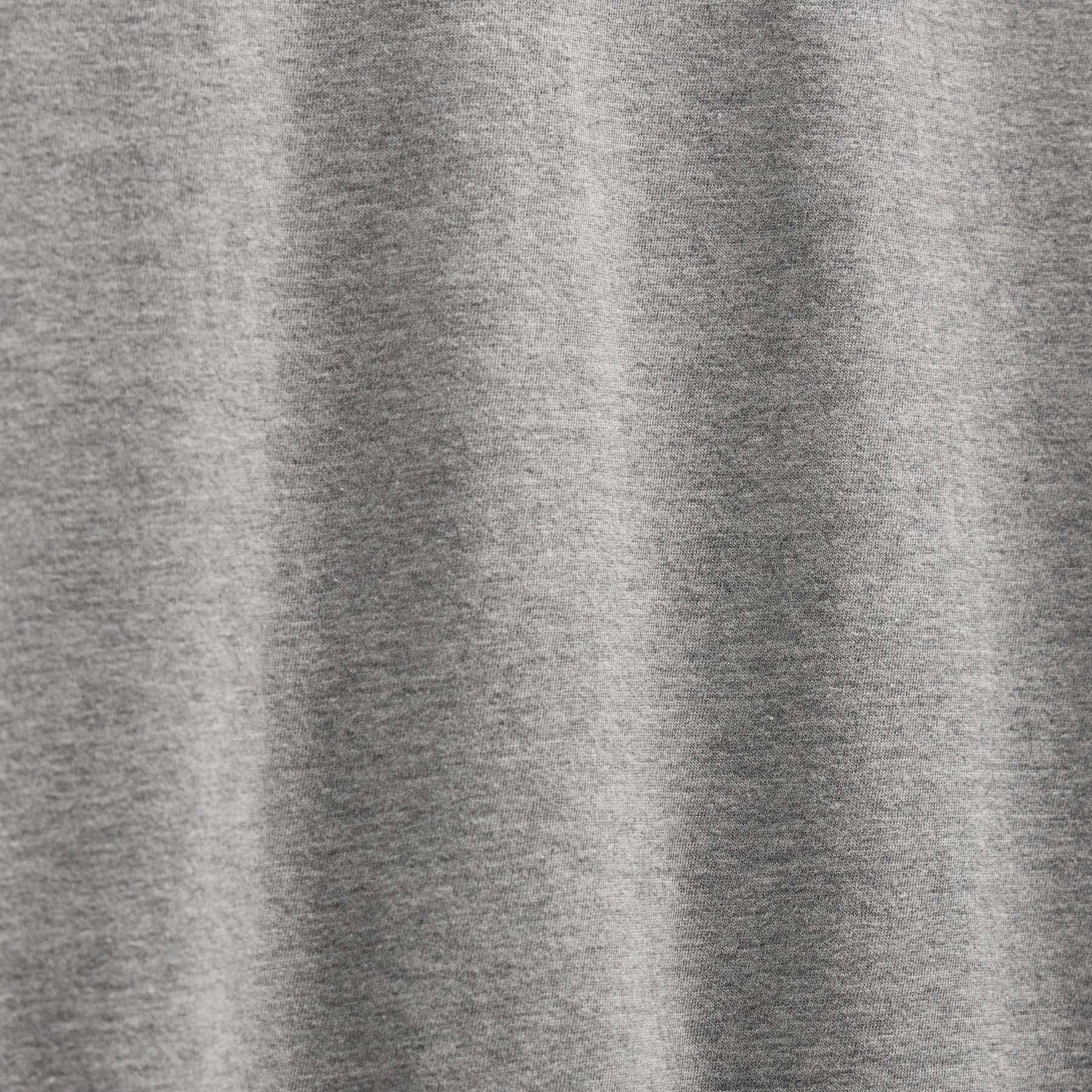 Brushed Lotus Long Sleeve Crew in Heather Grey | James Perse Los Angeles