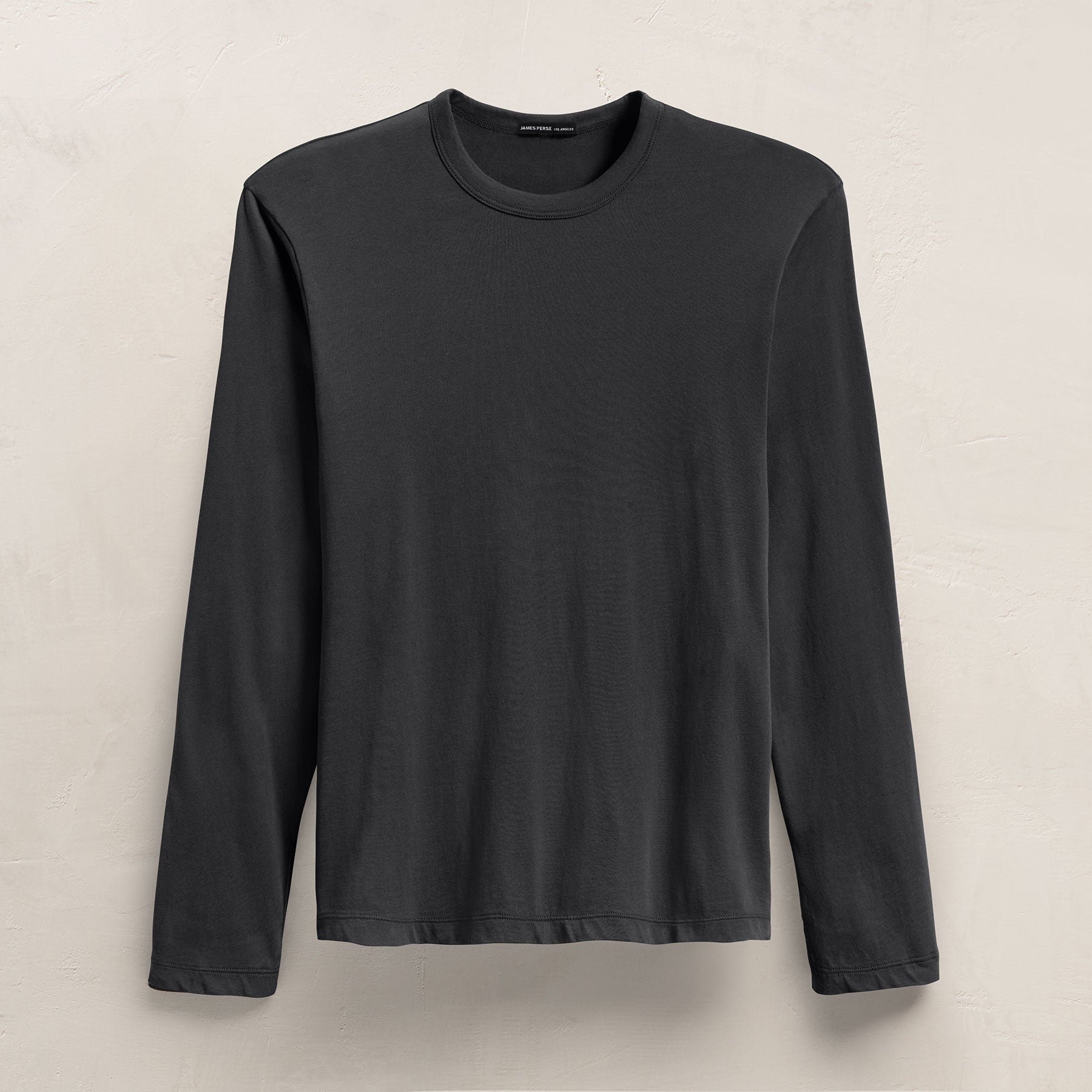 Brushed Lotus Long Sleeve Crew in Magma | James Perse Los Angeles