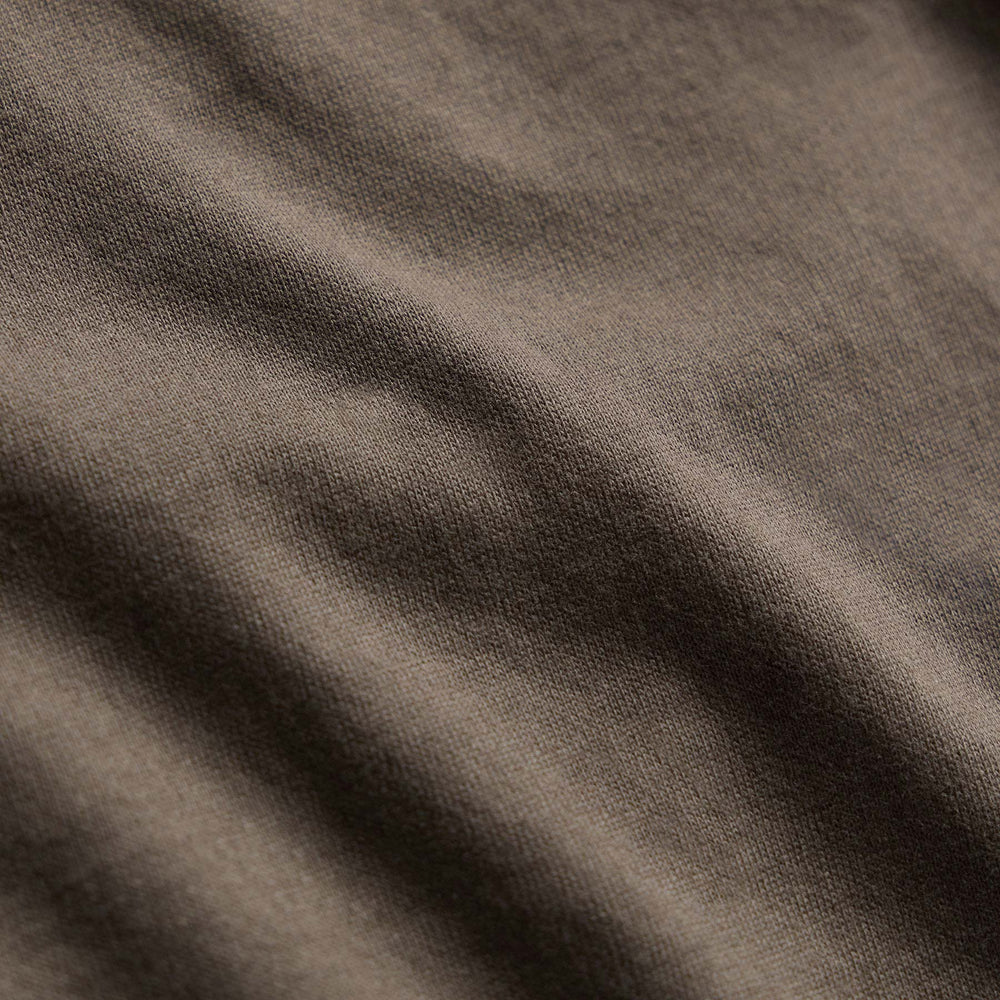 Brushed Lotus Long Sleeve Crew in Stag | James Perse Los Angeles