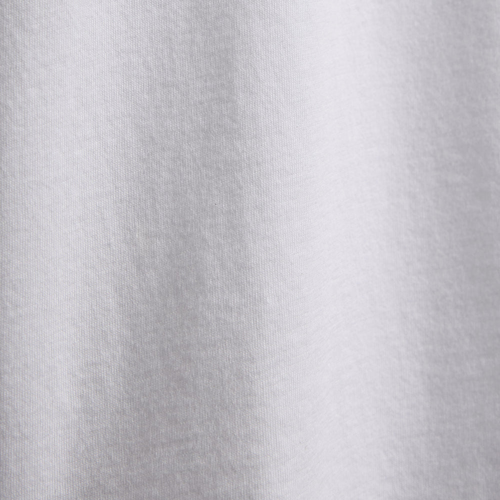 Brushed Lotus Long Sleeve Crew - White