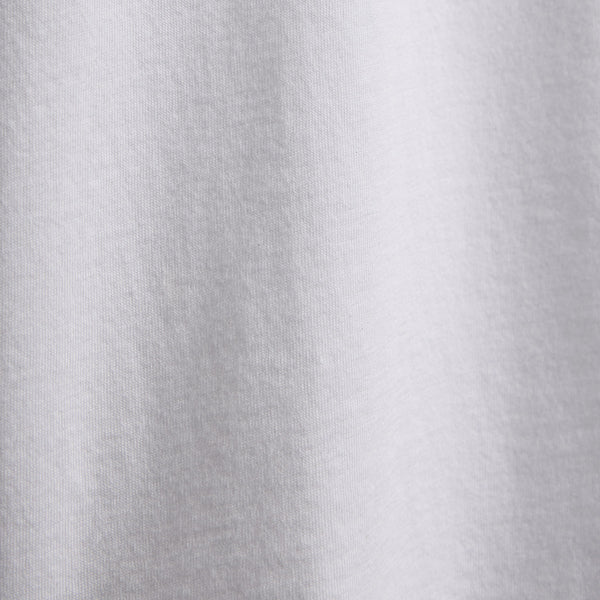 Brushed Lotus Long Sleeve Crew - White