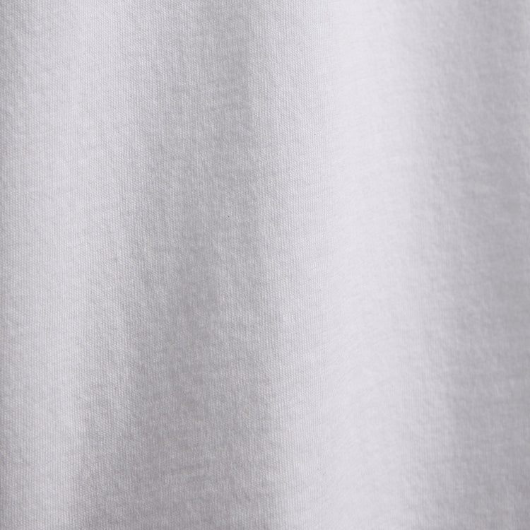 Brushed Lotus Long Sleeve Crew - White