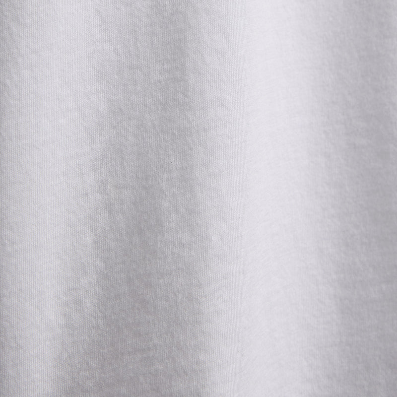 Brushed Lotus Long Sleeve Crew - White