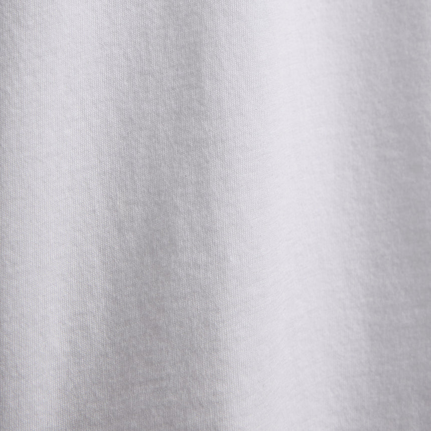 Brushed Lotus Long Sleeve Crew - White