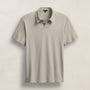 Brushed Lotus Polo in Concrete | James Perse Los Angeles