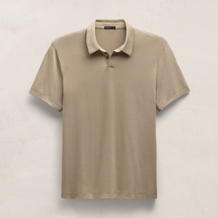 Brushed Lotus Polo - Coyote