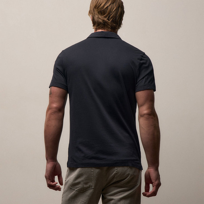 Brushed Lotus Polo in Deep | James Perse Los Angeles