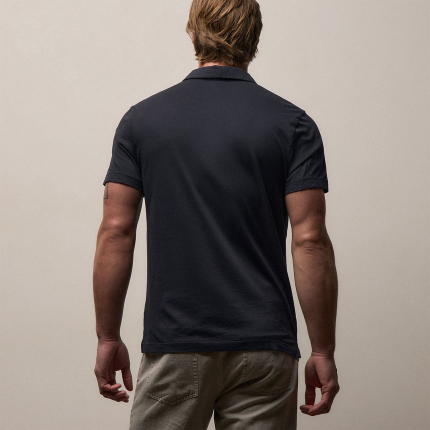 Brushed Lotus Polo in Deep | James Perse Los Angeles