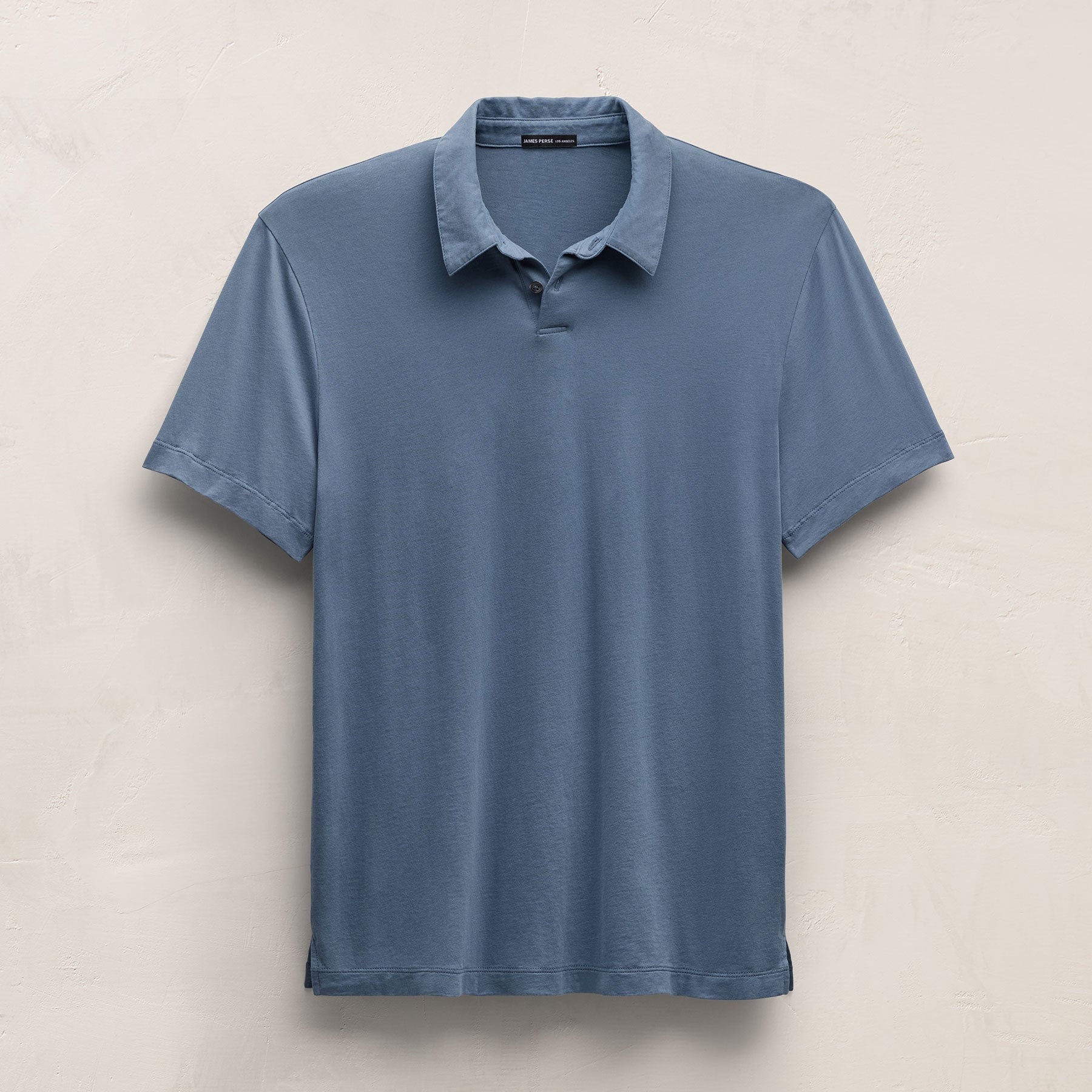 Brushed Lotus Polo in Danube | James Perse Los Angeles