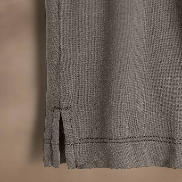 Brushed Lotus Polo in Granite | James Perse Los Angeles