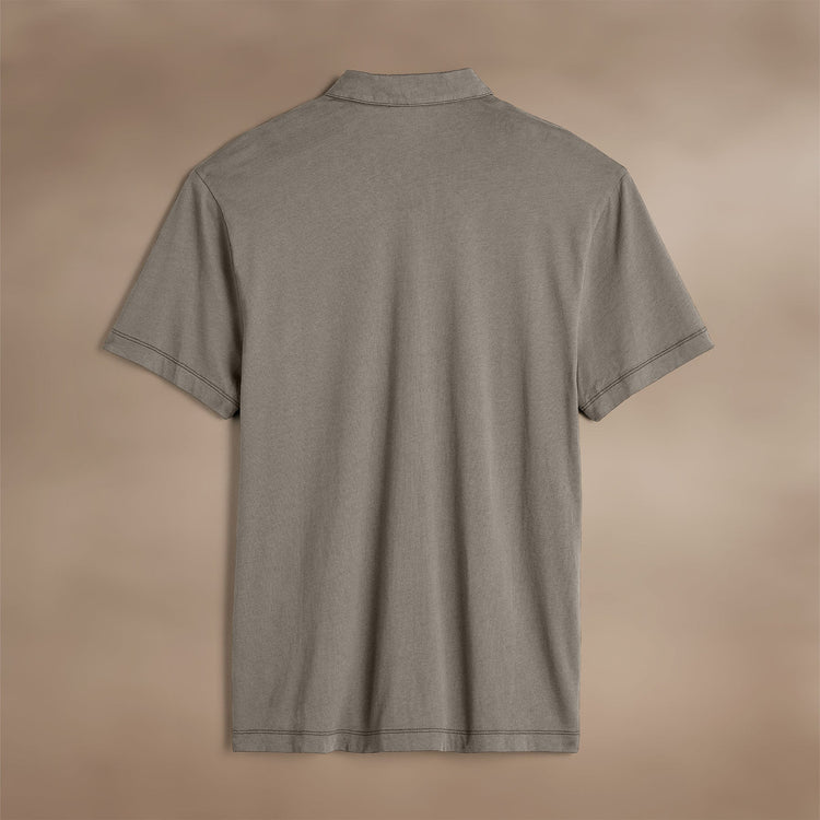 Brushed Lotus Polo in Granite | James Perse Los Angeles