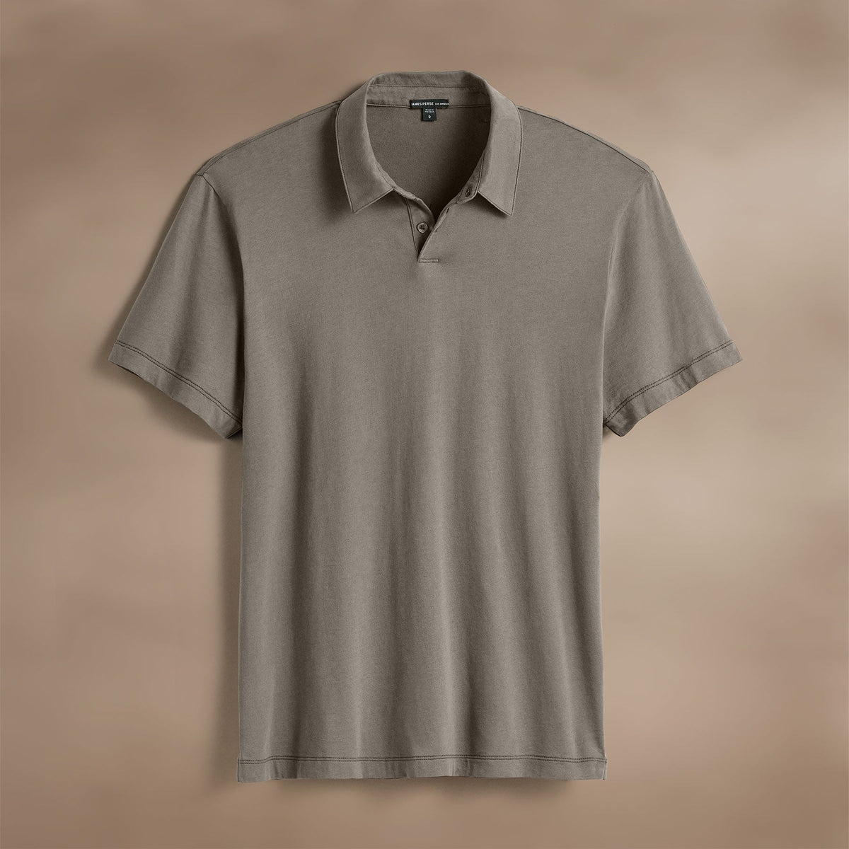 Brushed Lotus Polo in Granite | James Perse Los Angeles