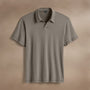 Brushed Lotus Polo in Granite | James Perse Los Angeles