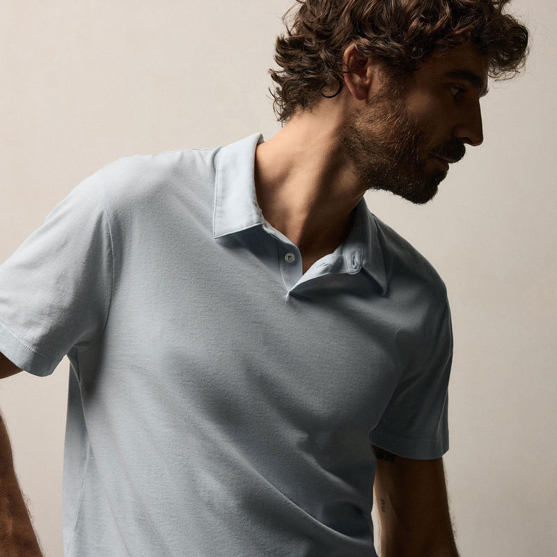 Brushed Lotus Polo in Memory | James Perse Los Angeles