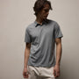 Brushed Lotus Polo in Ore | James Perse Los Angeles