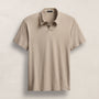 Brushed Lotus Polo in Overcast | James Perse Los Angeles