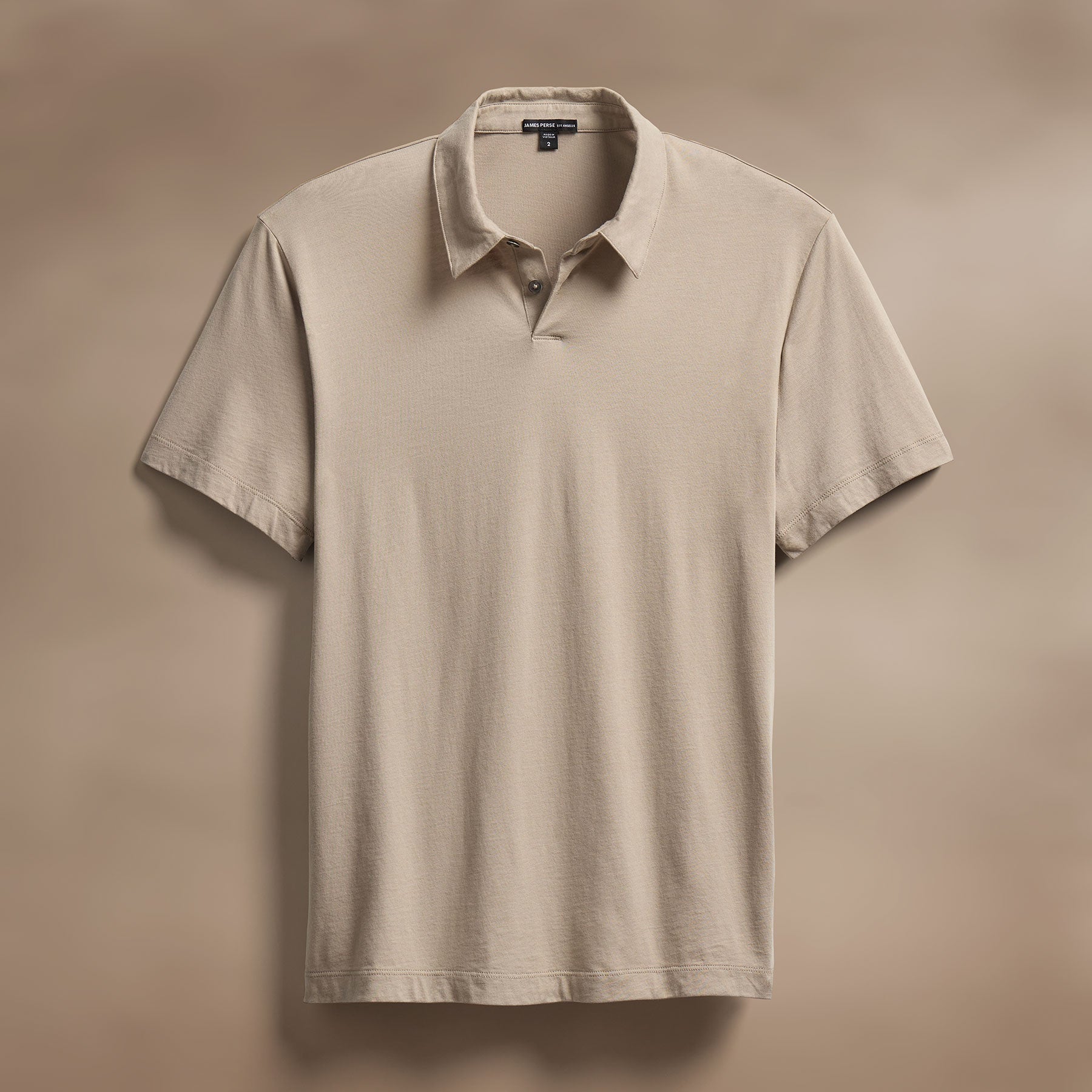 Brushed Lotus Polo - Overcast | James Perse Los Angeles
