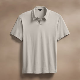 Brushed Lotus Polo in Salt | James Perse Los Angeles