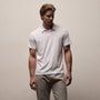 Brushed Lotus Polo in White | James Perse Los Angeles