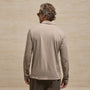Brushed Lotus Long Sleeve Polo in Coyote | James Perse Los Angeles