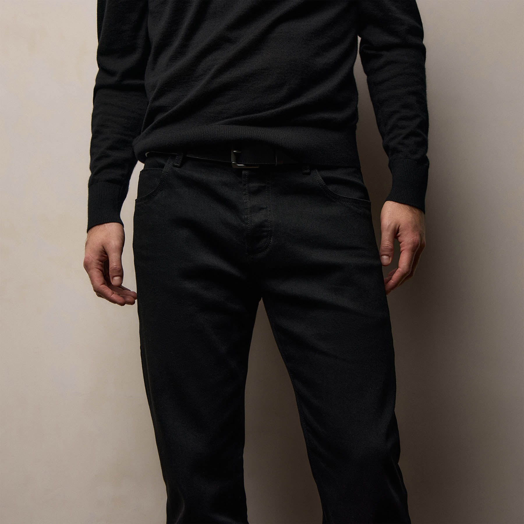 Classic Stretch Selvedge Denim Pant in Night Palms | James Perse