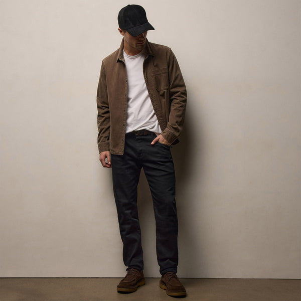 Herringbone Twill Shirt Jacket - Caribou Pigment
