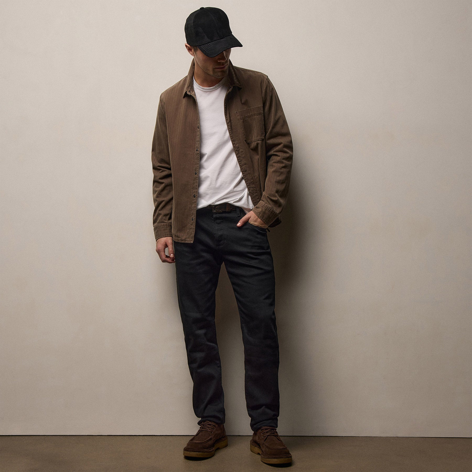 Denim 5 Pocket Pant in Night Palms | James Perse Los Angeles