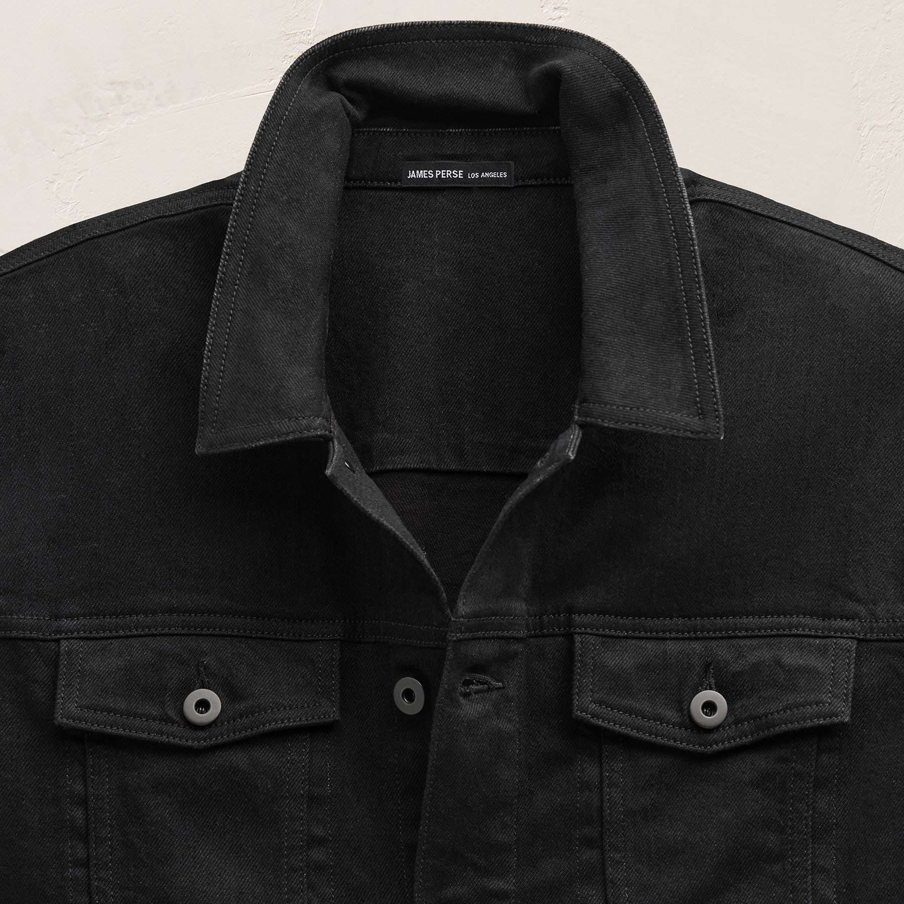 Stretch Denim Jacket In Night Palms | James Perse Los Angeles