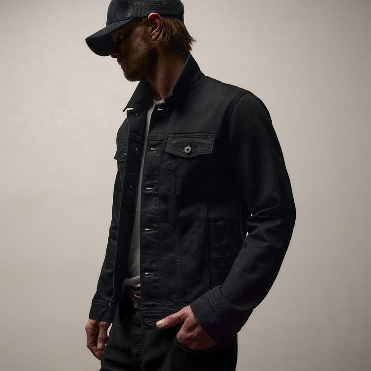 Denim Jacket In Night Palms | James Perse Los Angeles