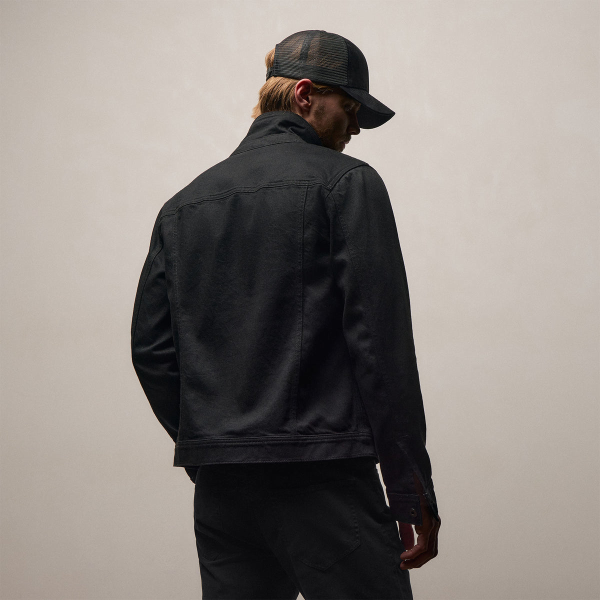 Denim Jacket In Night Palms | James Perse Los Angeles