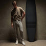 Thermal Knit Lounge Pant in Dapple | James Perse Los Angeles
