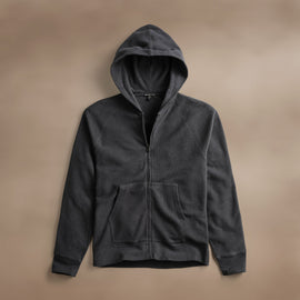 Brushed Thermal Zip Up  in Magma | James Perse Los Angeles