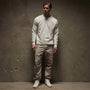 Thermal Knit Raglan Top in Oyster | James Perse Los Angeles