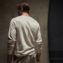 Thermal Knit Raglan Top in Oyster | James Perse Los Angeles