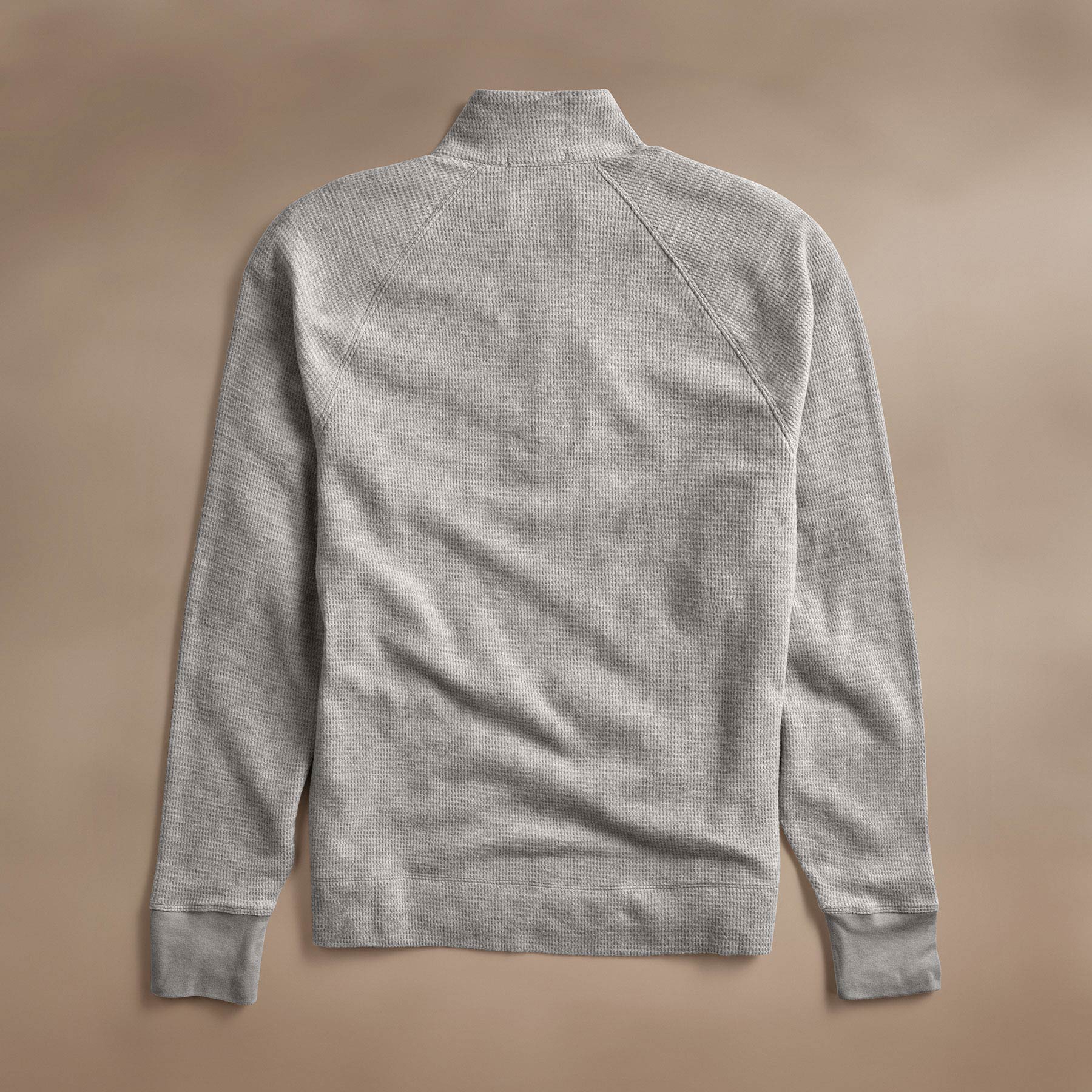 Brushed Thermal Zip Up - Heather Grey | James Perse Los Angeles