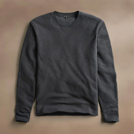 Brushed Thermal Crew Neck  in Magma | James Perse Los Angeles