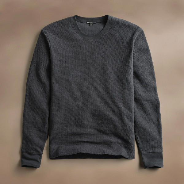 Brushed Thermal Crew Neck  in Magma | James Perse Los Angeles