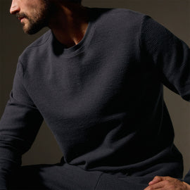 Brushed Thermal Crew Neck in Magma | James Perse Los Angeles