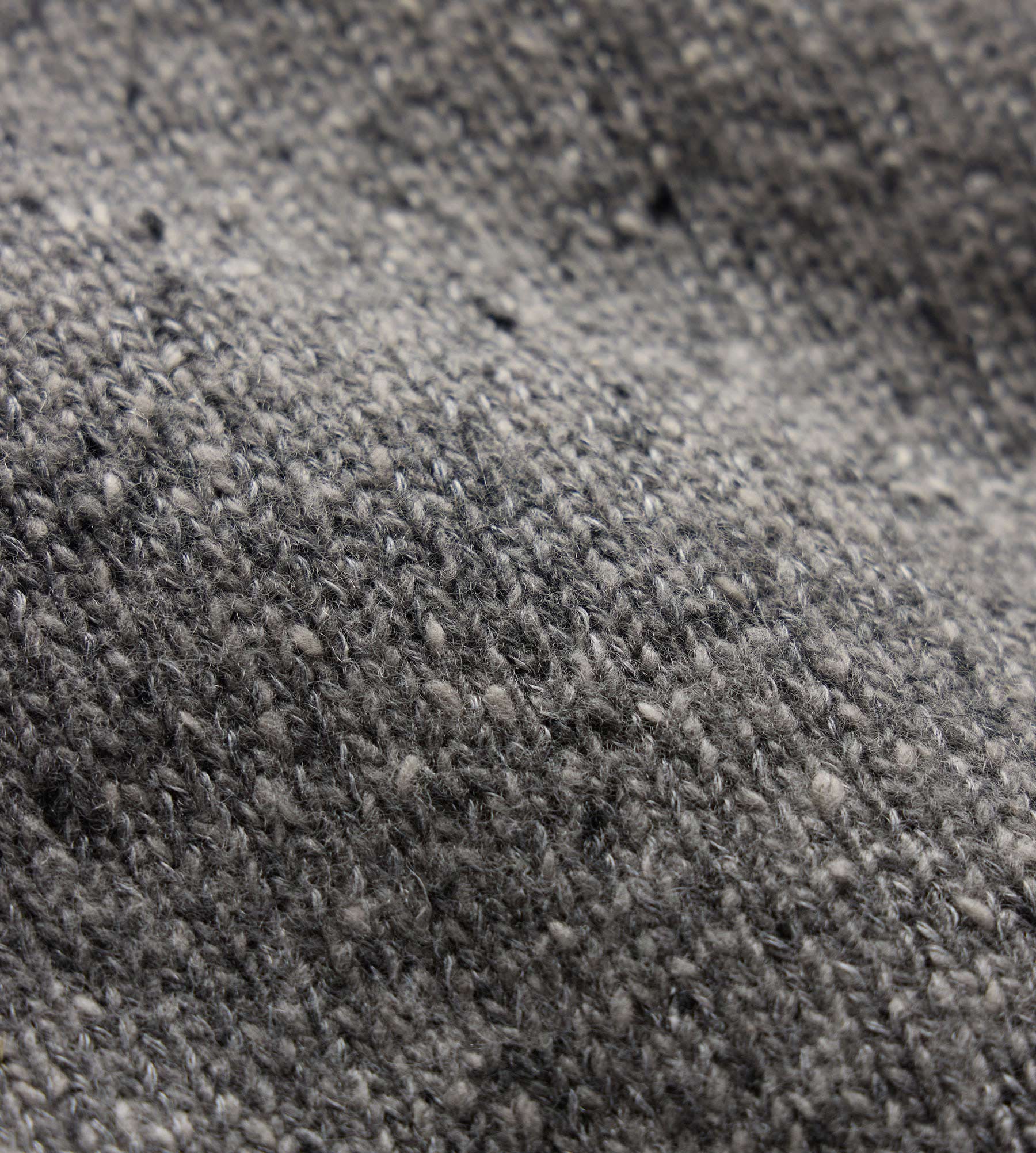 Marled Cashmere Linen Crew in Heather Grey | James Perse Los Angeles