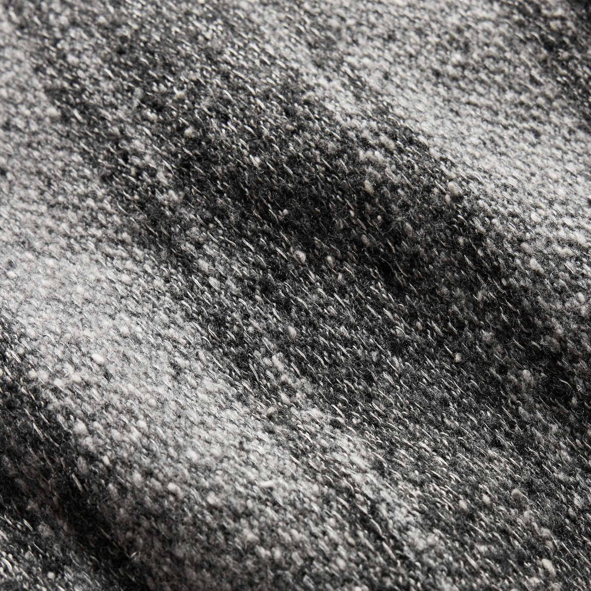 Baja Stripe Cashmere Hoodie in Charcoal/Heather Grey | James Perse Los Angeles