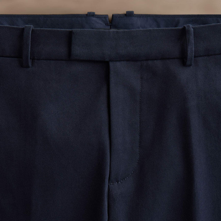 Cashmere Touch Twill Trouser in Classic Navy | James Perse Los Angeles